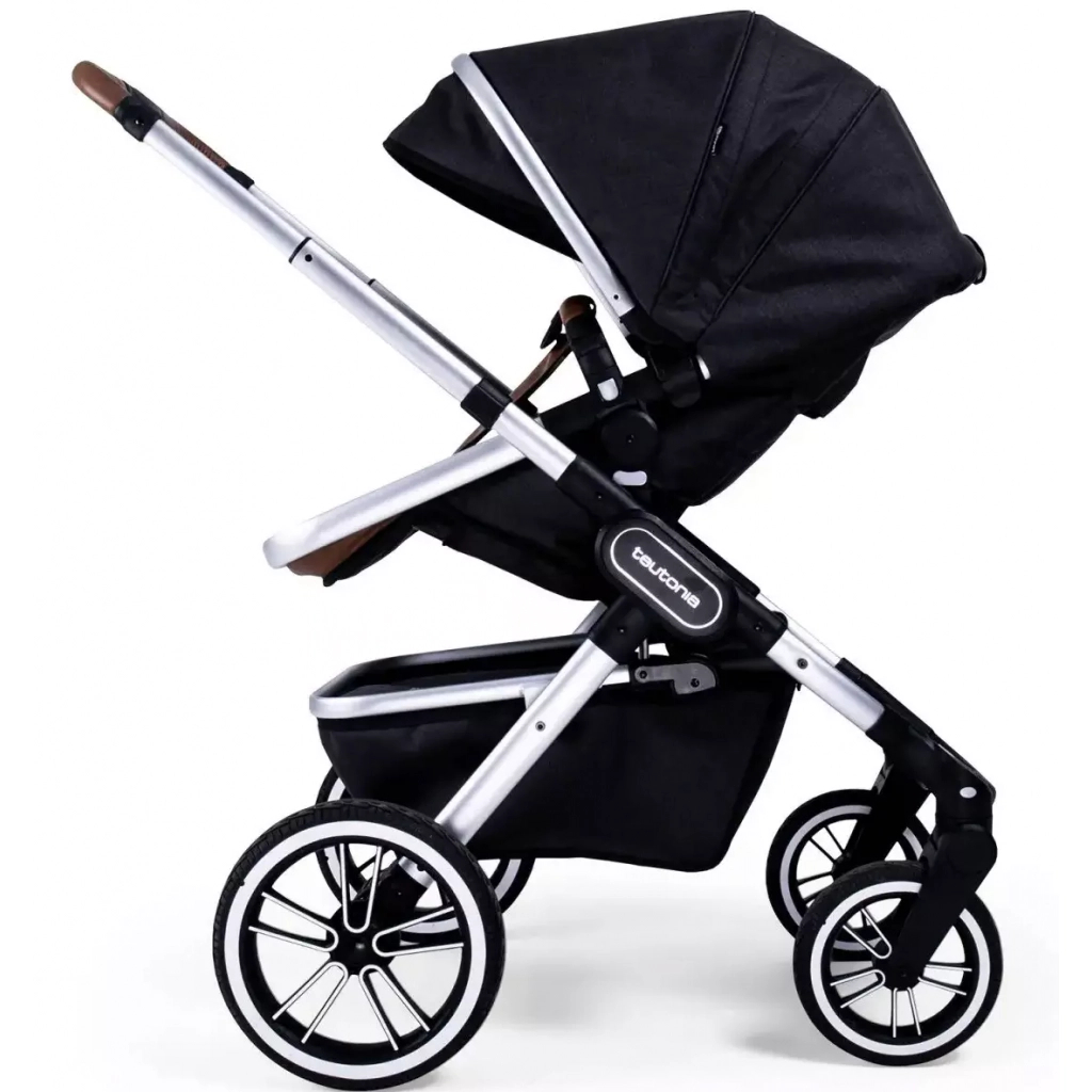 Коляска Teutonia 2 в 1 TRIO 2.0 - Melange Black (90027) - зображення 3