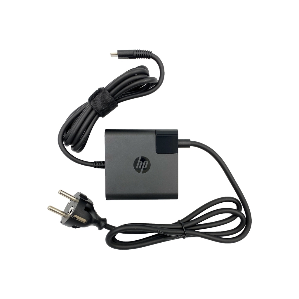 Блок живлення до ноутбуку HP 65W 20V, 3.25A + 15V, 4.33A + 12V, 5A + 9V, 3A + 5V, 3A, USB type-C (TPN-CA06 / A40369) - зображення 1