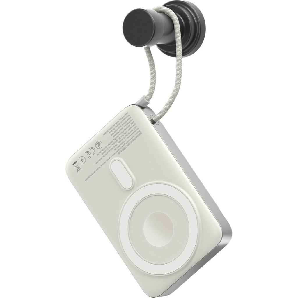 Батарея універсальна Sigma X-power SI10A8QL-MAG silver 10000mAh, Magnetic wireless 15W, charge iWatch, PD+QC, 22,5W max (4827798161012) - изображение 6