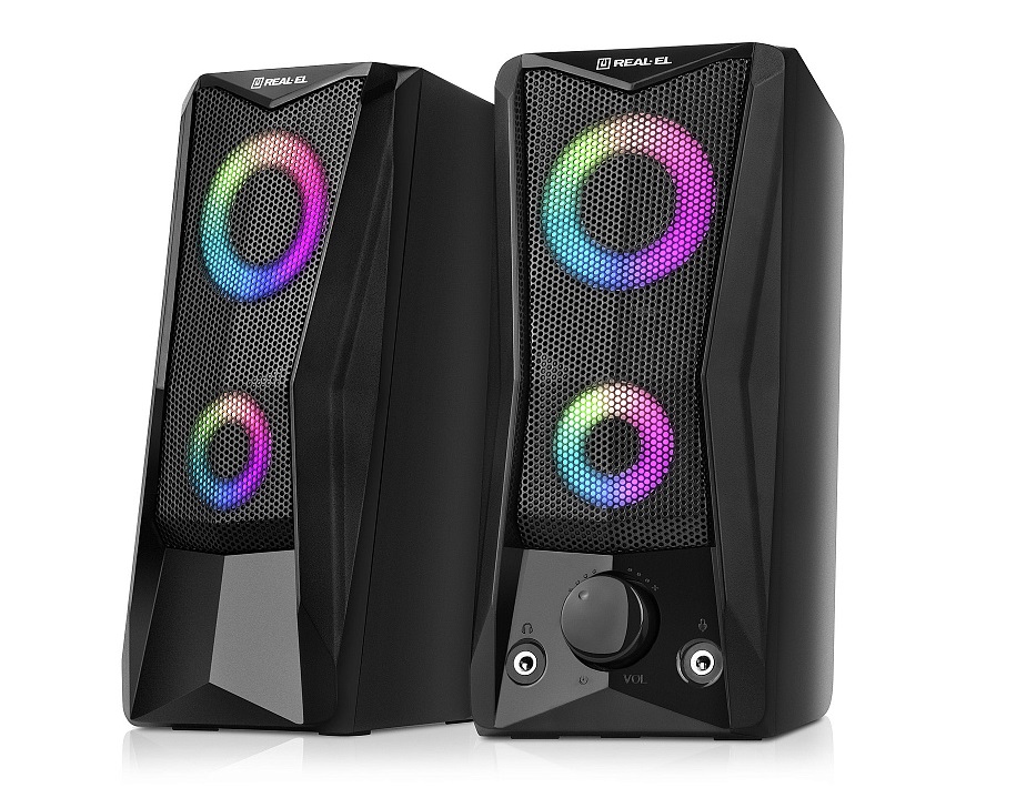 Акустична система REAL-EL S-107 Black  - зображення 5