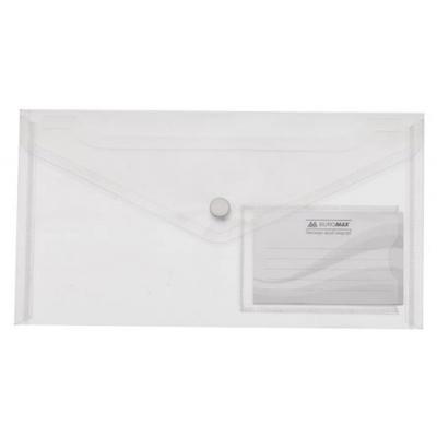 Папка - конверт Buromax DL (240x130мм) TRAVEL, clear (BM.3938-00) - зображення 1