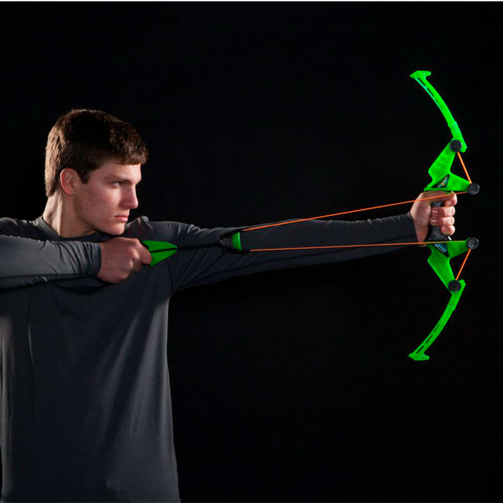 Іграшкова зброя Zing лук з мішенню Air Storm - Bullz Eye зелений (AS200G) - зображення 8