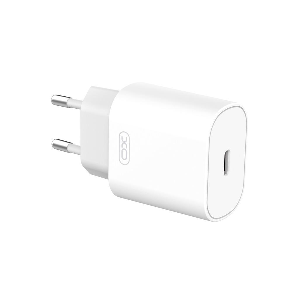 Зарядний пристрій XO L91EU 1хType-C PD25W White (L91-WH) - зображення 1