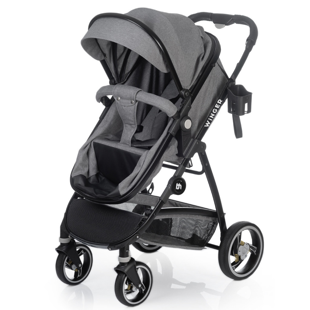 Коляска BabyHit Winger Grey трансформер (73555) - зображення 9