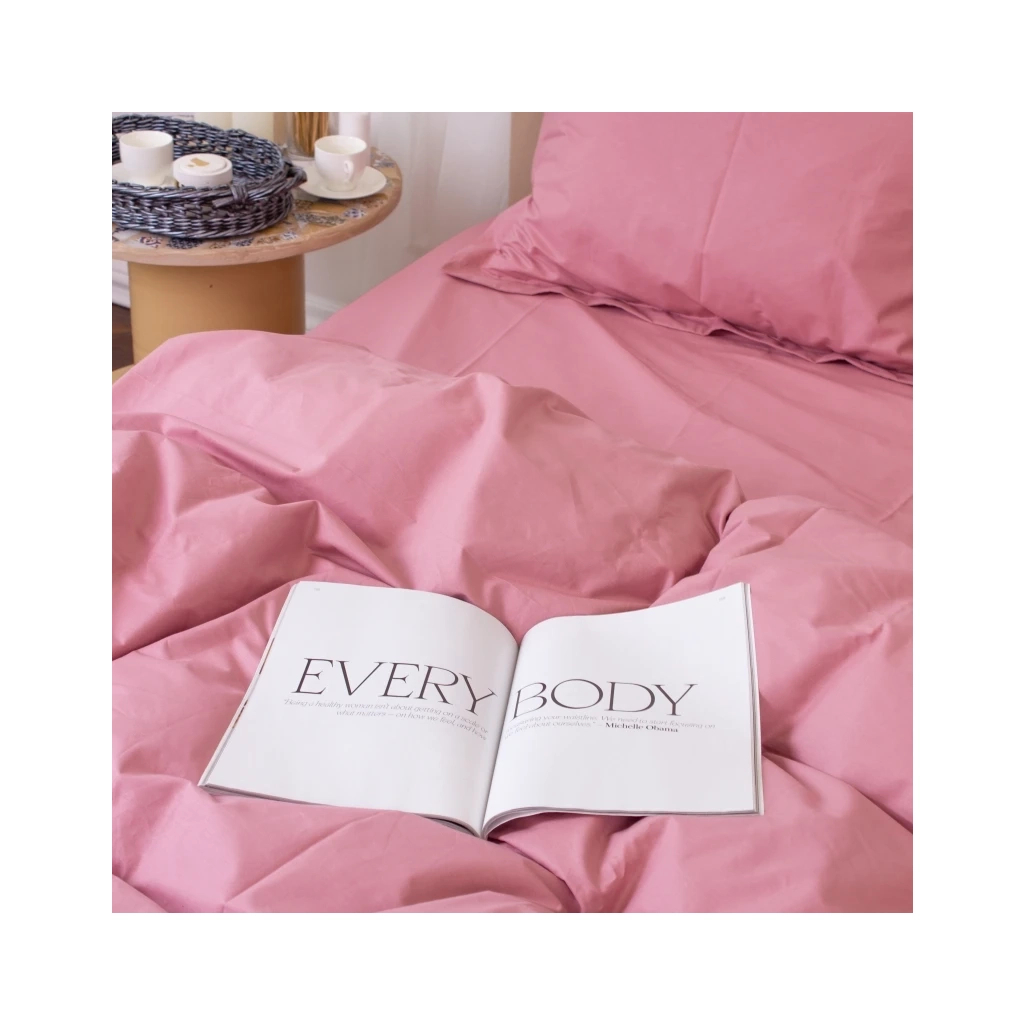 Постільна білизна MirSon Poplin Line 041 Wild rose 110x140 (2200006277347) - зображення 3