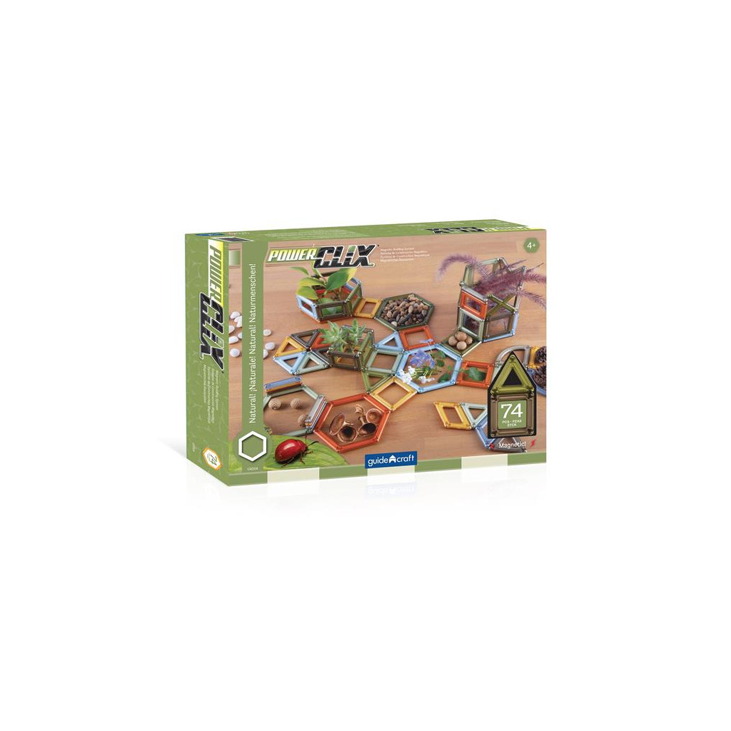 Конструктор Guidecraft PowerClix Frames Natural 74 деталі (G9204) - изображение 12