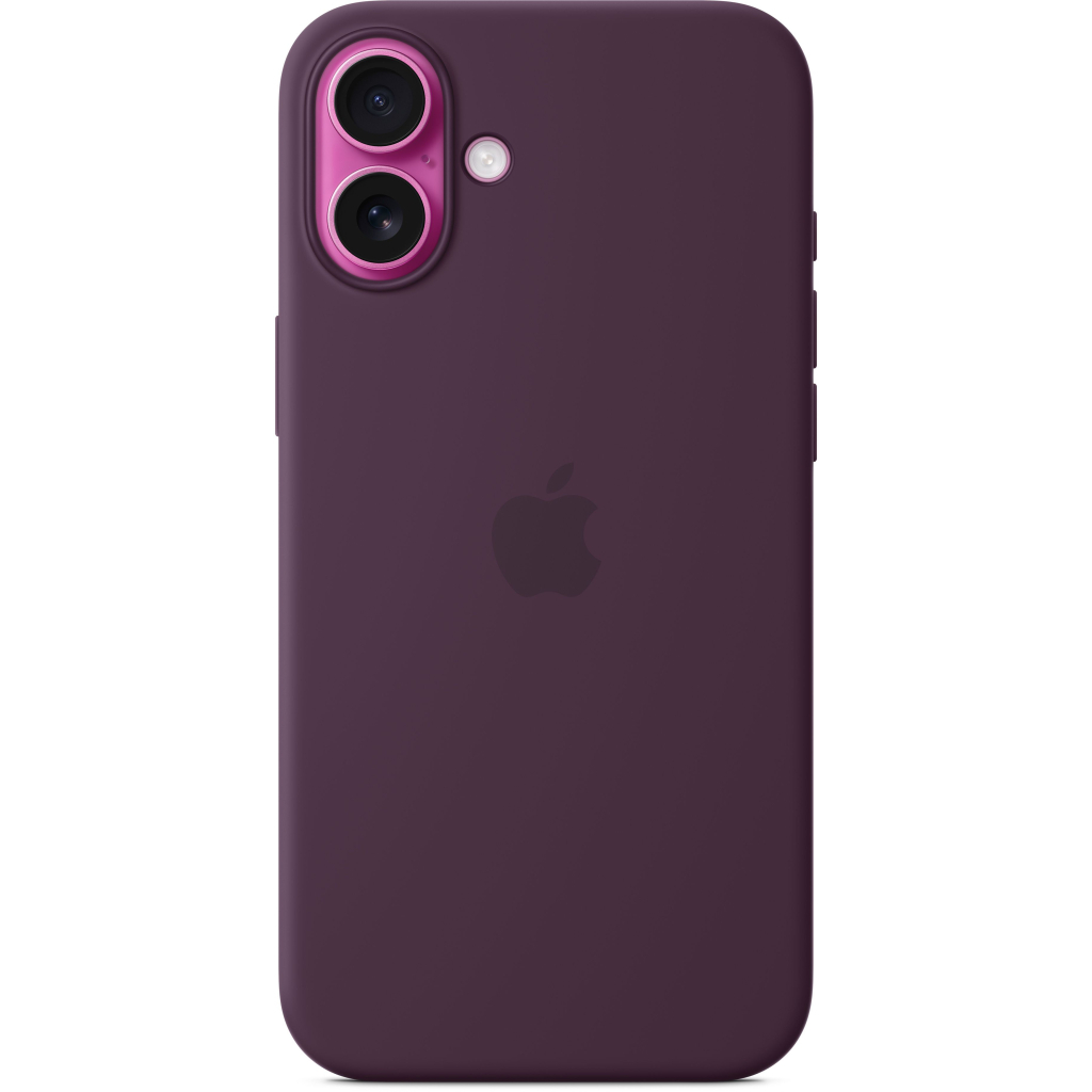 Чохол до мобільного телефона Apple iPhone 16 Plus Silicone Case with MagSafe - Plum (MYYD3ZM/A) - зображення 3