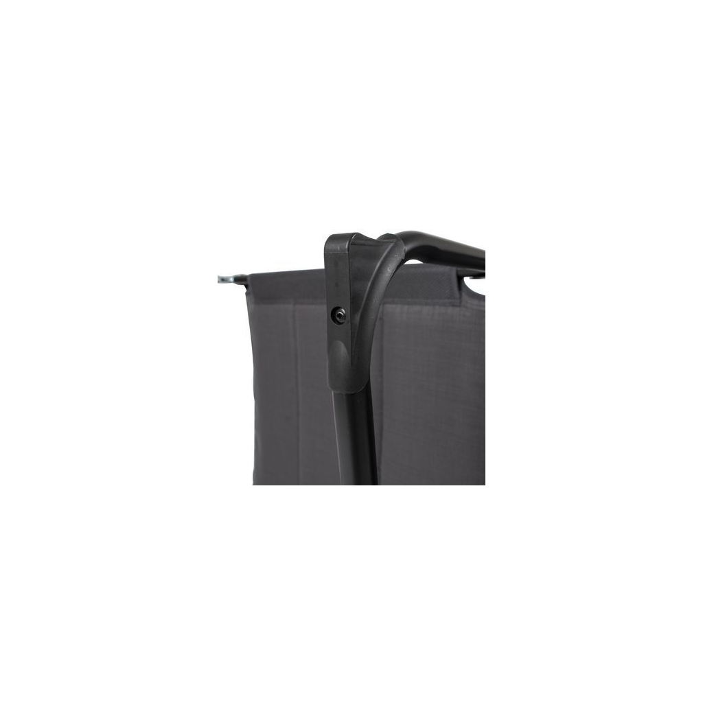 Розкладачка Bo-Camp Sun Lounger With Sunscreen 5 Positions Grey (1304492) (DAS303260) - зображення 7