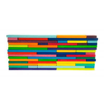 Конструктор Nic дерев'яний Будівельні пластини 64 ел. (NIC523302) - зображення 3