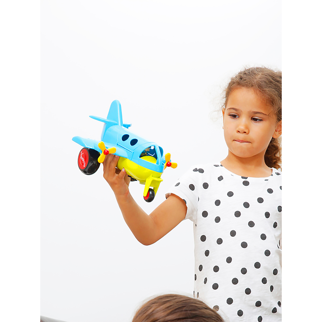 Спецтехніка Viking Toys Літак з 2 фігурками у яскравому кольорі (701270) - зображення 2