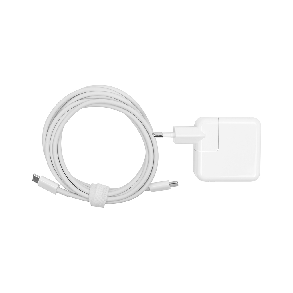 Блок живлення до ноутбуку PowerPlant APPLE 220V, 20V 30W 1.5A (USB Type-C) (AP29USBC) - зображення 1