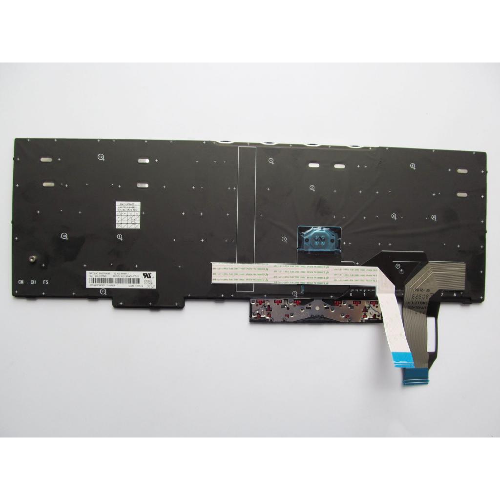 Клавіатура ноутбука Lenovo ThinkPad E580/L580/T590 черная с черной,трек (A46072) - зображення 2