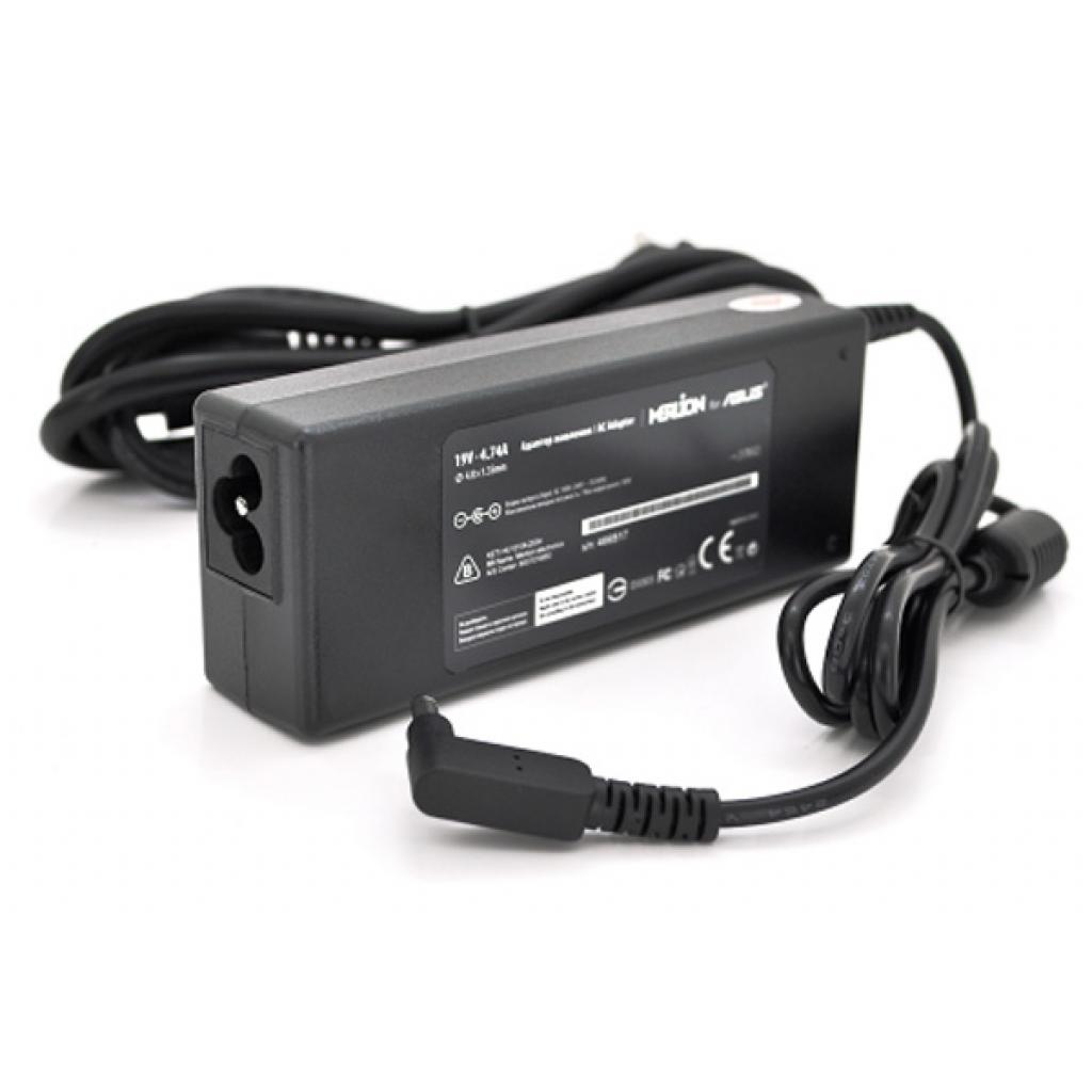 Блок живлення до ноутбуку Merlion ASUS 90W 19V 4,74A, 4.0*1.35 (17032 / LAS65/19-4,0*1,35) - зображення 1