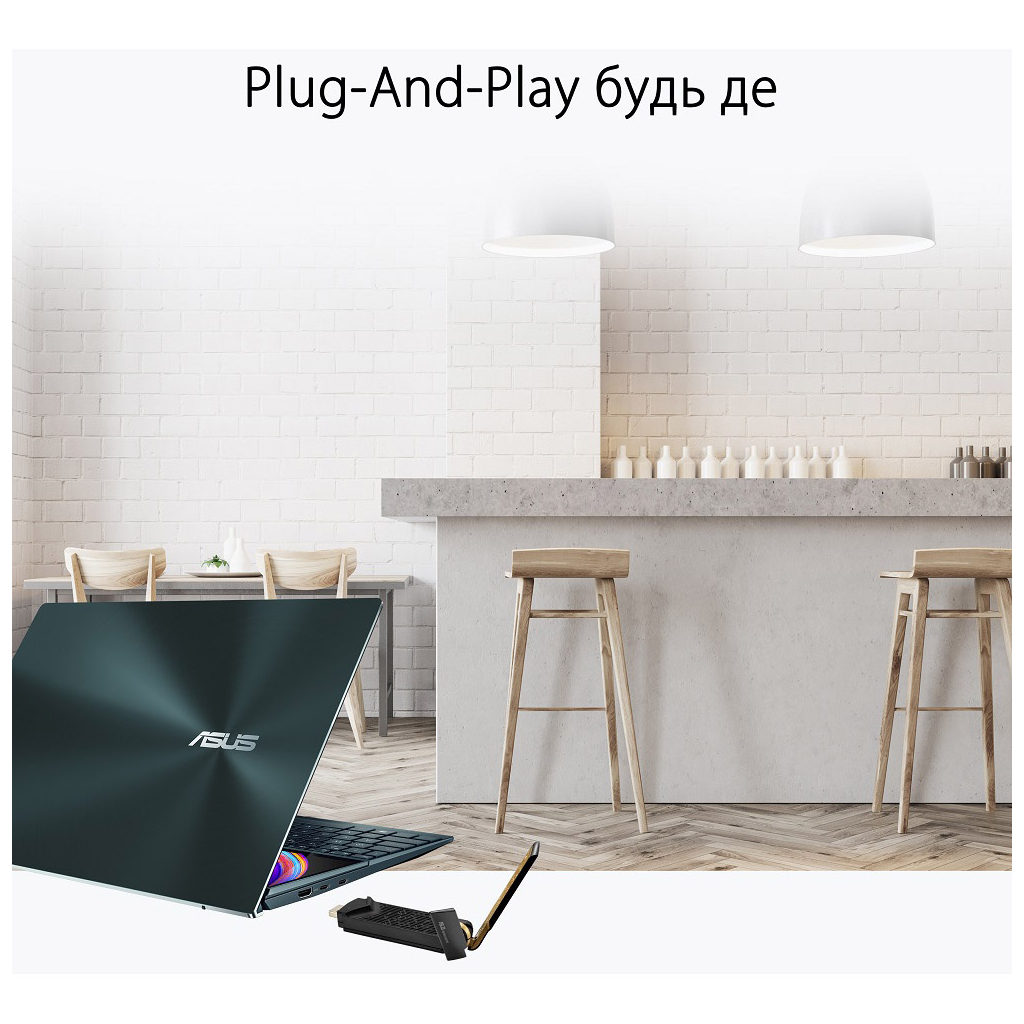 Мережева карта Wi-Fi ASUS USB-AX56 (90IG06H0-MO0R10) - зображення 8