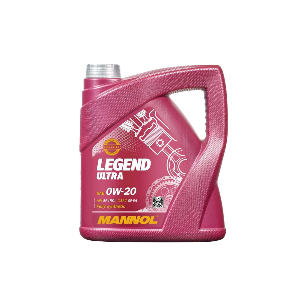 Моторна олива Mannol LEGEND ULTRA 4л 0W-20 (MN7918-4) - зображення 1