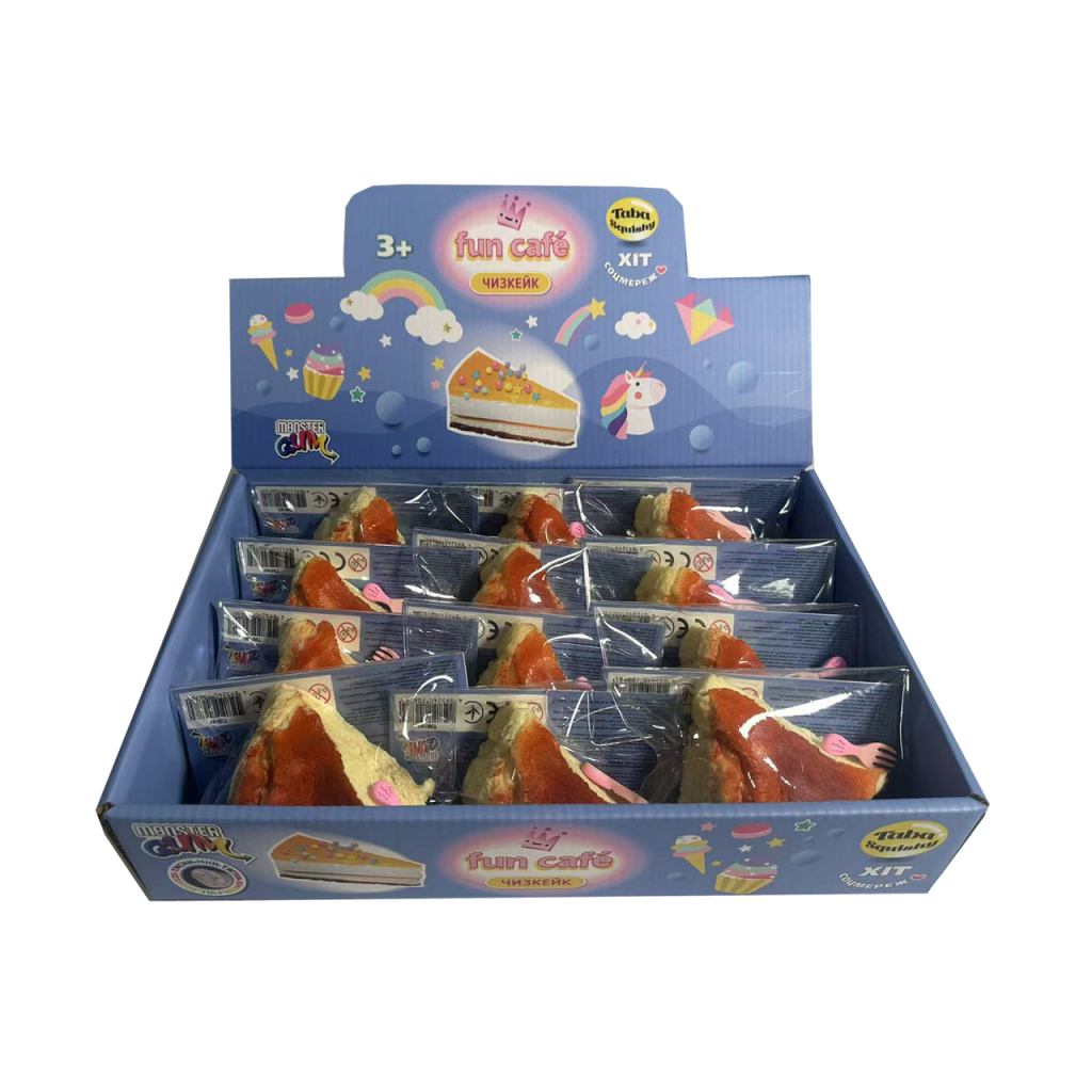 Антистрес Monster Gum Fun Cafe Taba - Чизкейк (T26187) - зображення 2