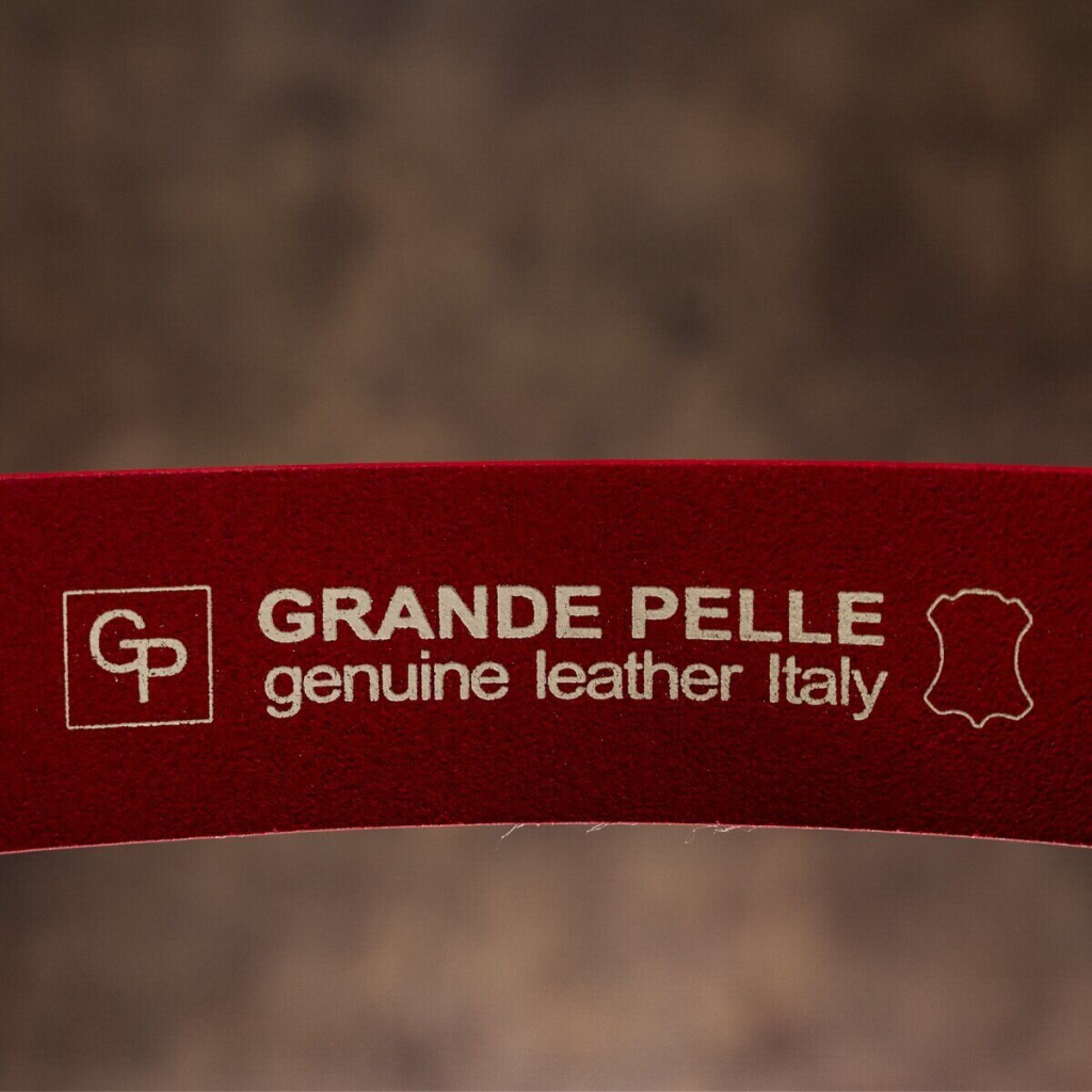 Ремінь Grande Pelle Жіночий шкіряний Червоний (11262) - зображення 7