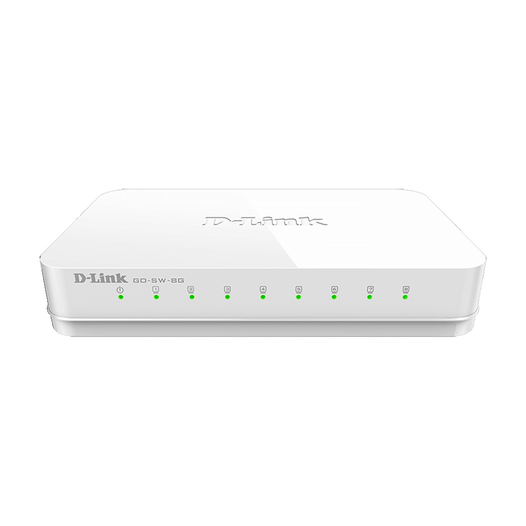 Комутатор мережевий D-Link GO-SW-8G - зображення 1