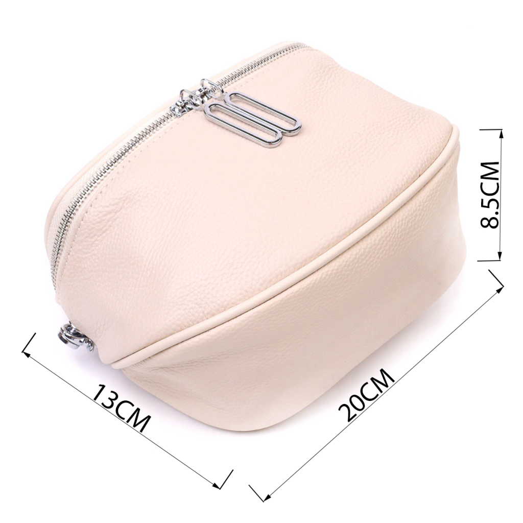 Сумка Vintage Жіноча через плече з натуральної шкіри Біла (22115) - зображення 3