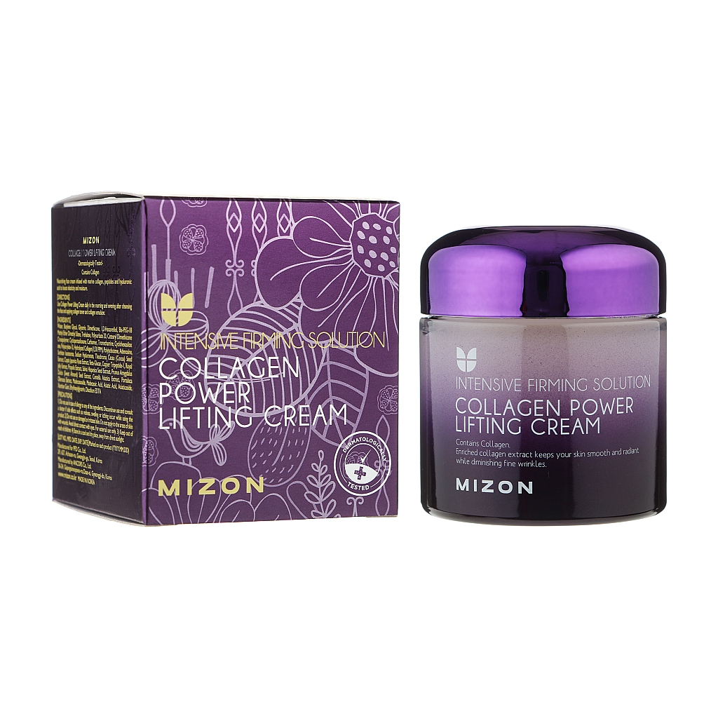 Крем для обличчя Mizon Collagen Power Lifting Cream Колагеновий з ліфтинг ефектом 75 мл (8809663754051) - зображення 2
