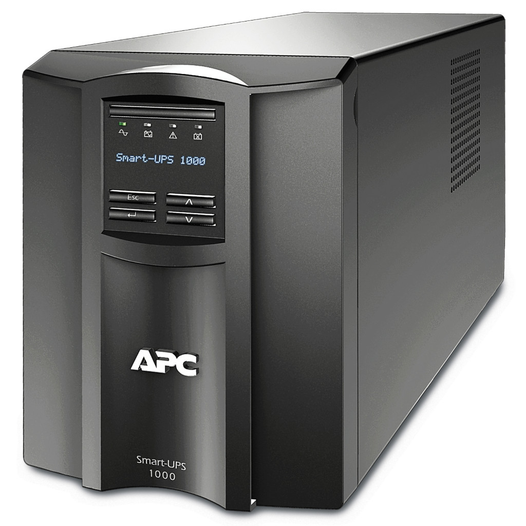 Пристрій безперебійного живлення APC Smart-UPS 1000VA LCD SmartConnect (SMT1000IC) - зображення 1