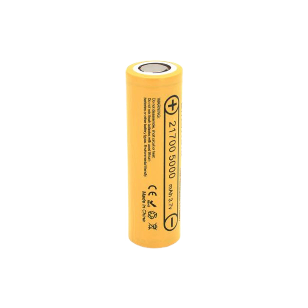 Акумулятор 21700 5000mah, (4800-5100mah), 15A, 3.7V(2.5-4.2V), Yellow Liitokala (Lii-50E-N(Nickel) / LiitoKala) - зображення 1