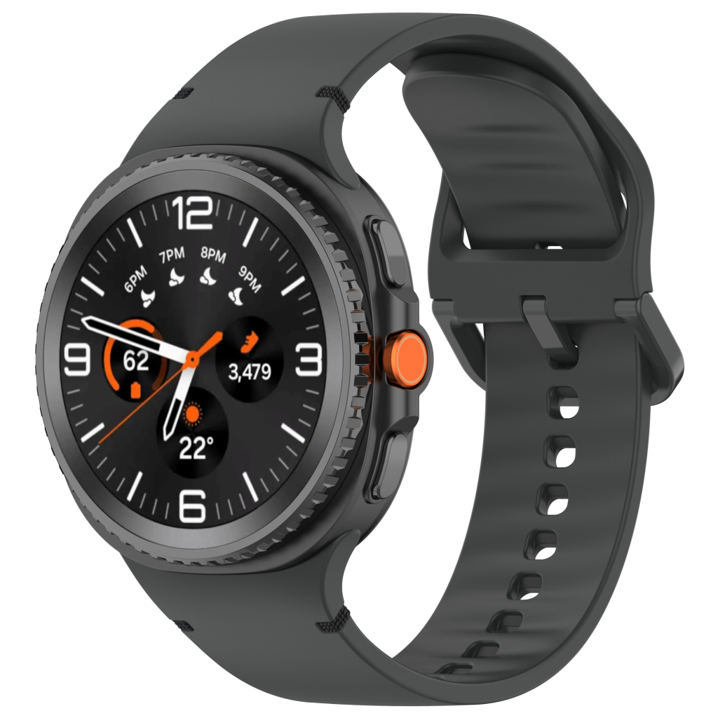 Ремінець до смарт-годинника Armorstandart Samsung Galaxy Watch 8 / 8 Classic (20x113 mm) Dark Grey (ARM86861) - зображення 1