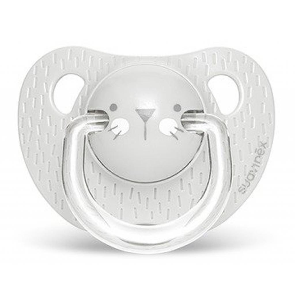 Пустушка Suavinex Hygge анатоміч. Затишні історії 18+ міс. сіра (306578) - зображення 1