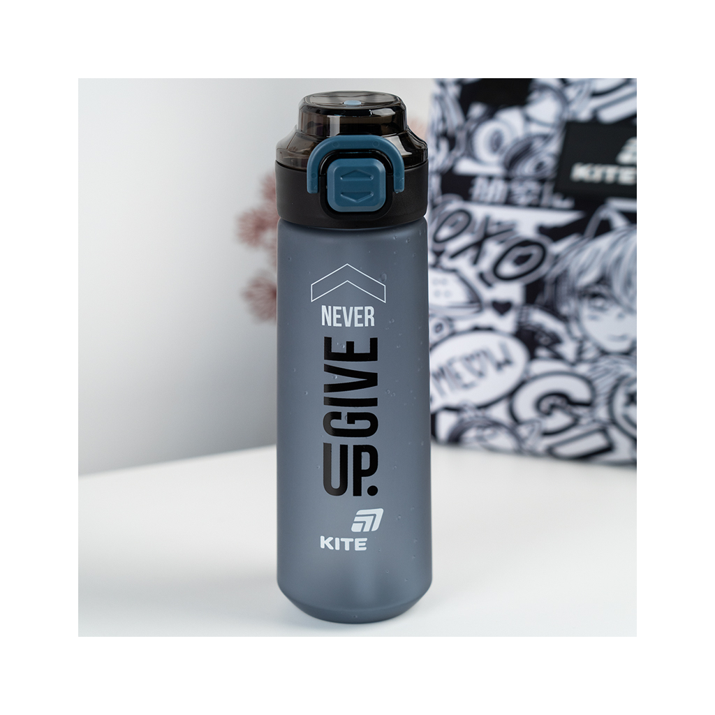 Пляшка для води Kite 760 мл, сіра (K25-1214-1) - зображення 6