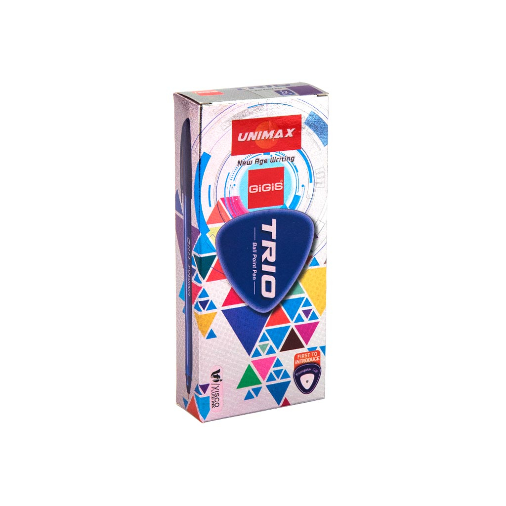 Ручка кулькова Unimax Trio, фіолетова (UX-104-11) - зображення 3