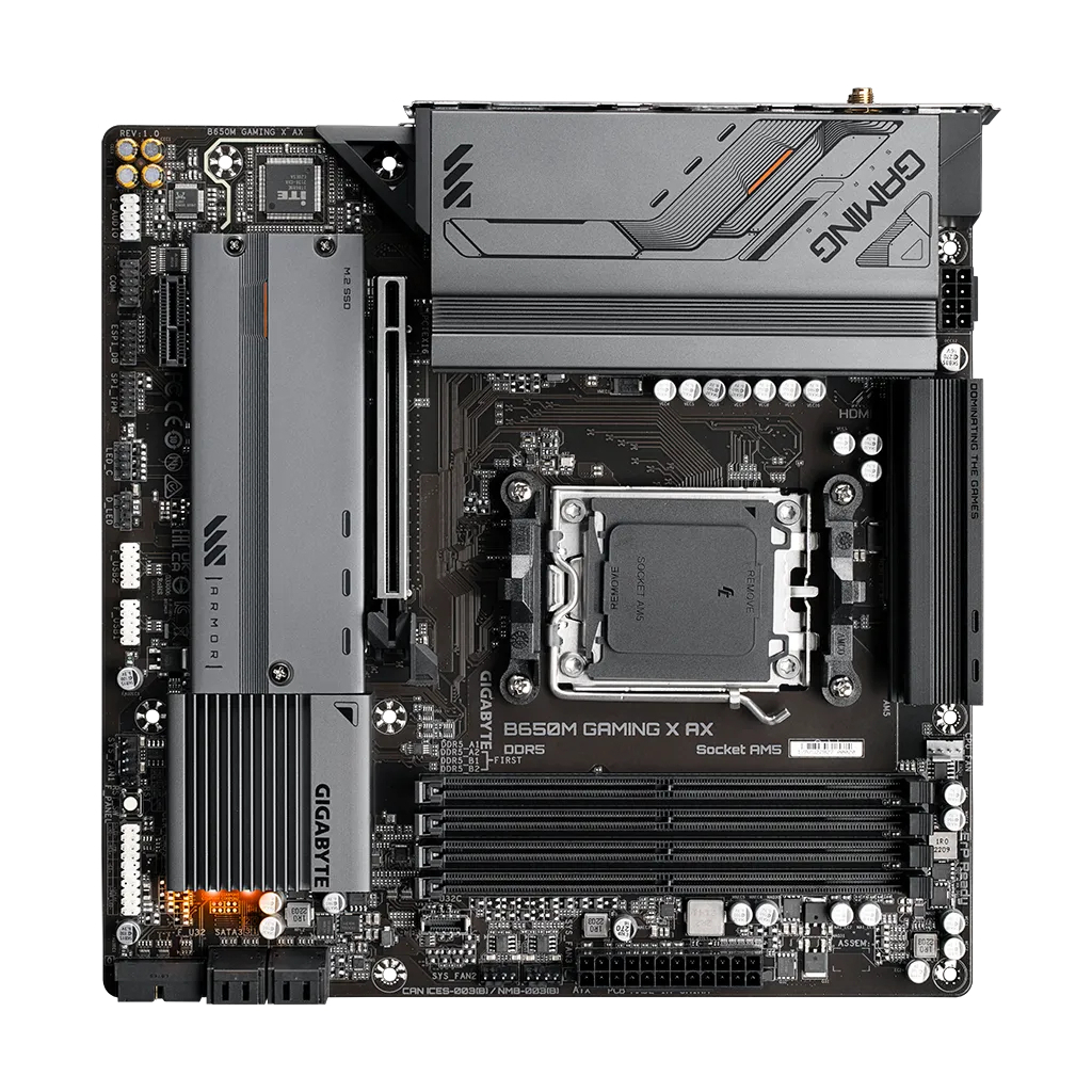 Материнська плата GIGABYTE B650M GAMING X AX - зображення 4