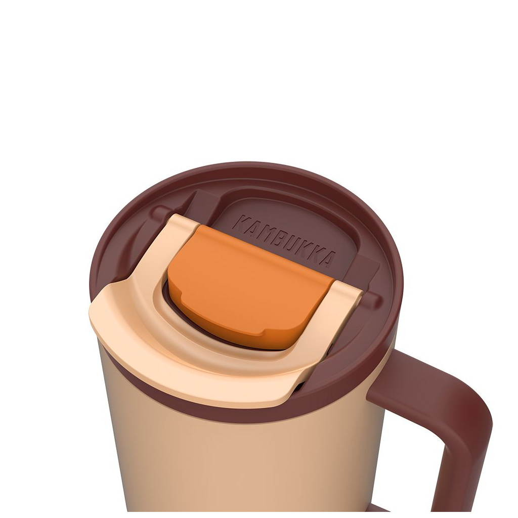 Термокружка Kambukka Rio Almond Dream 950 мл Бежева з коричневим (11-08001) - зображення 7