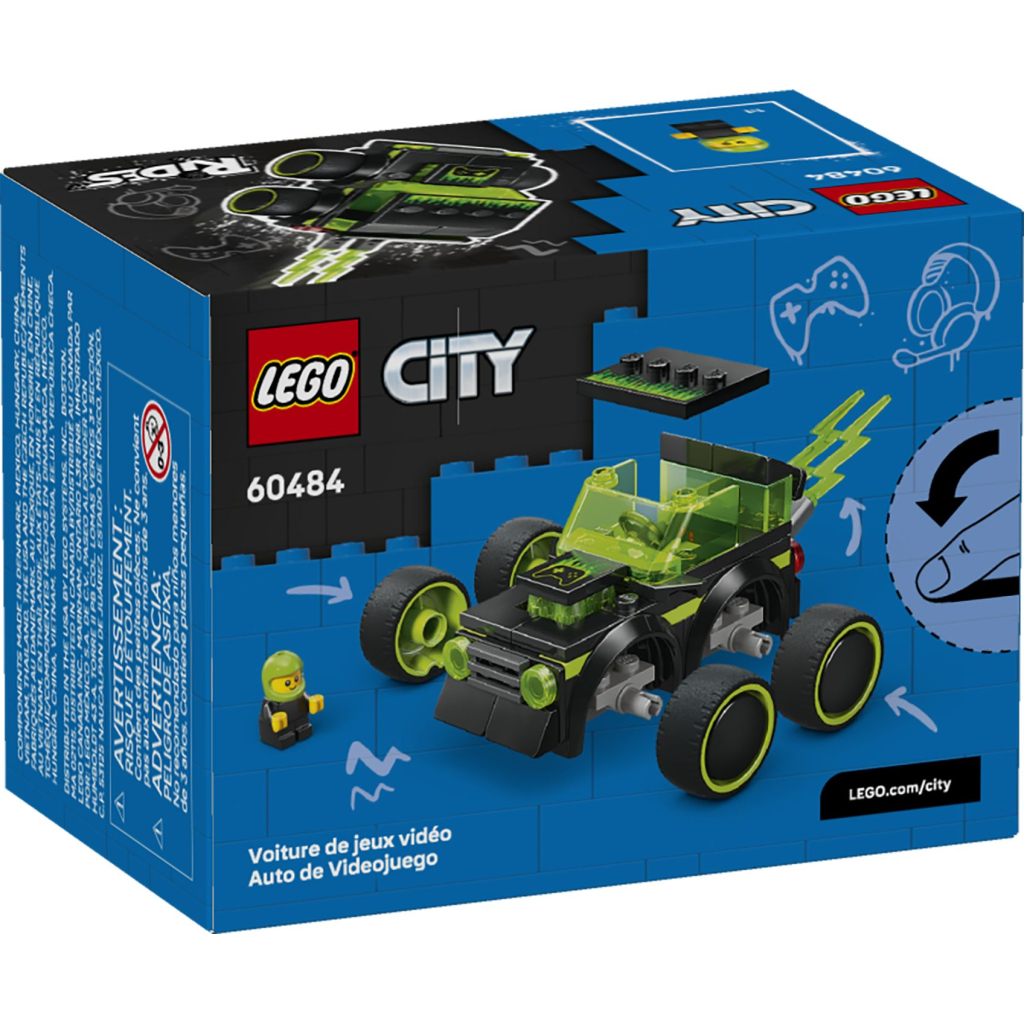Конструктор LEGO City Автівки — Ігровий автомобіль для перегонів (60484) - зображення 4