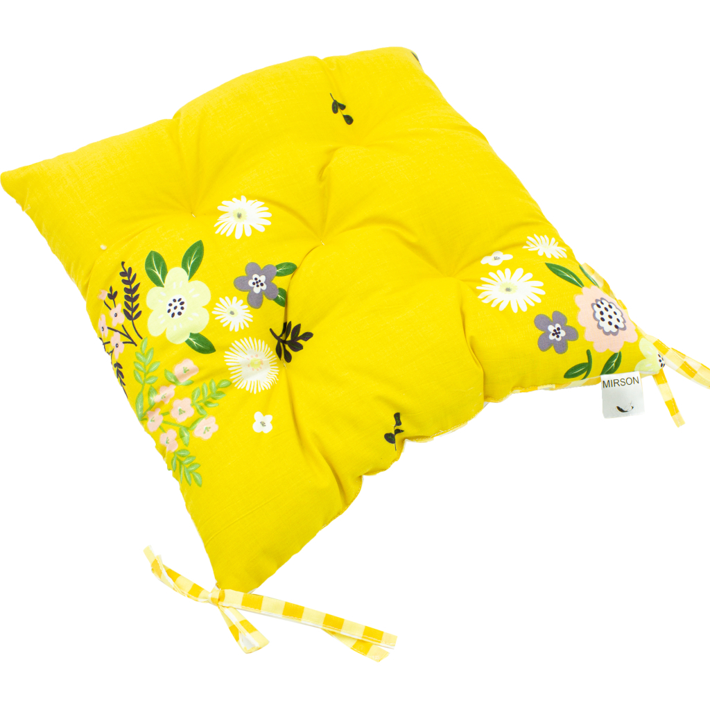 Подушка на стілець MirSon Бязь 17-0428 Indian summer 40х40 см (2200006185444) - зображення 1