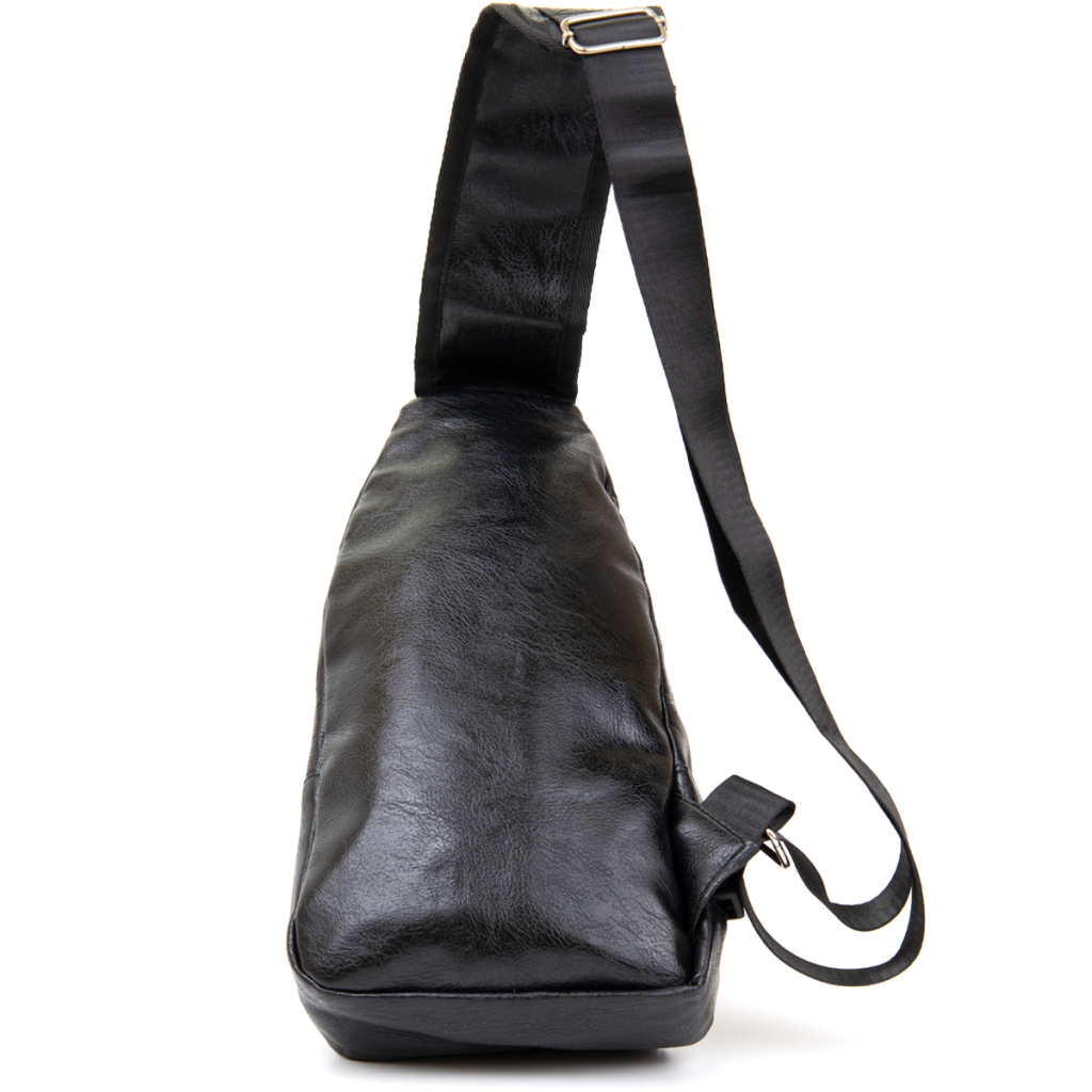 Сумка Vintage Крос боді смарт зі шкірозамінника Чорна (20571) - зображення 2