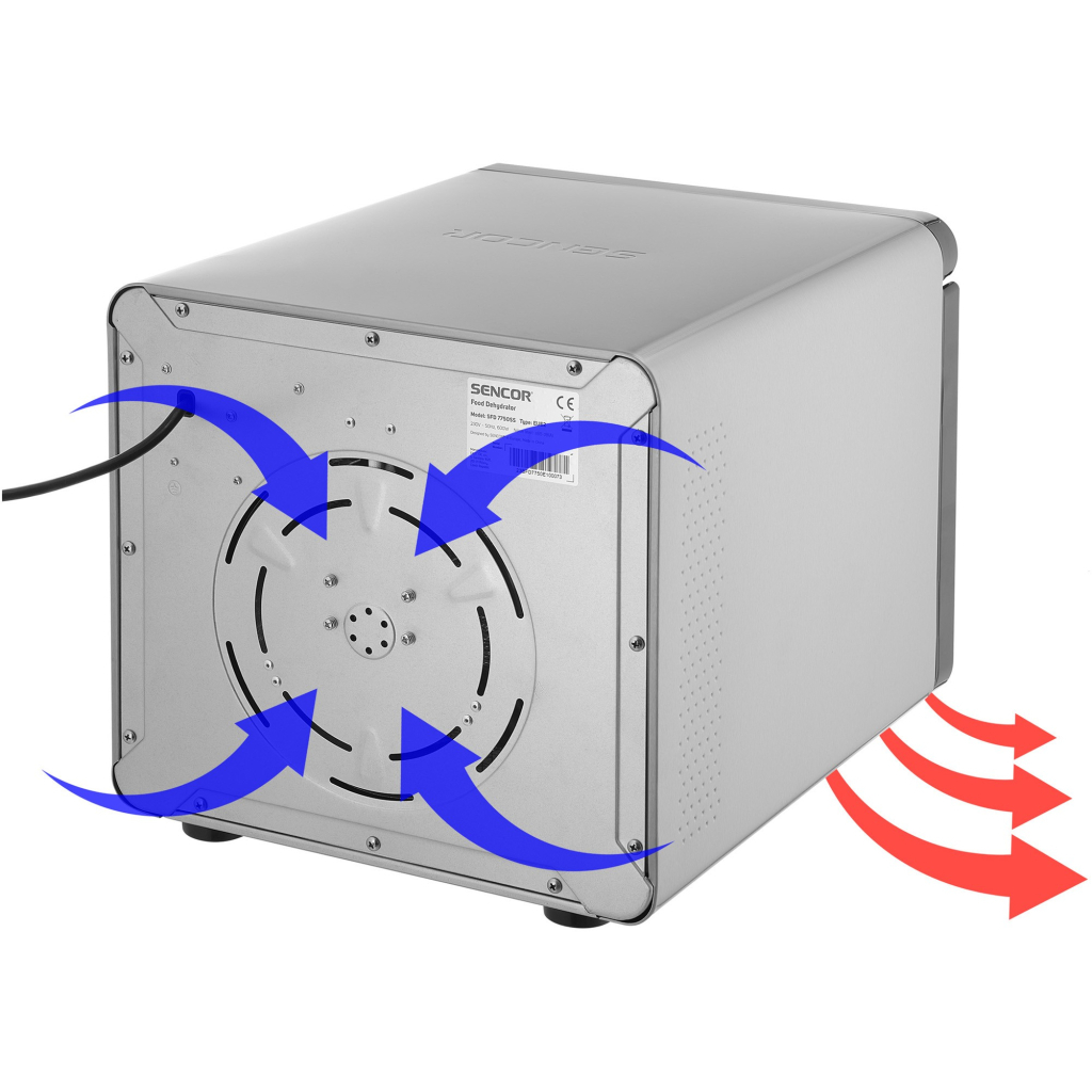 Сушка для овочів та фруктів Sencor SFD7750SS - зображення 5