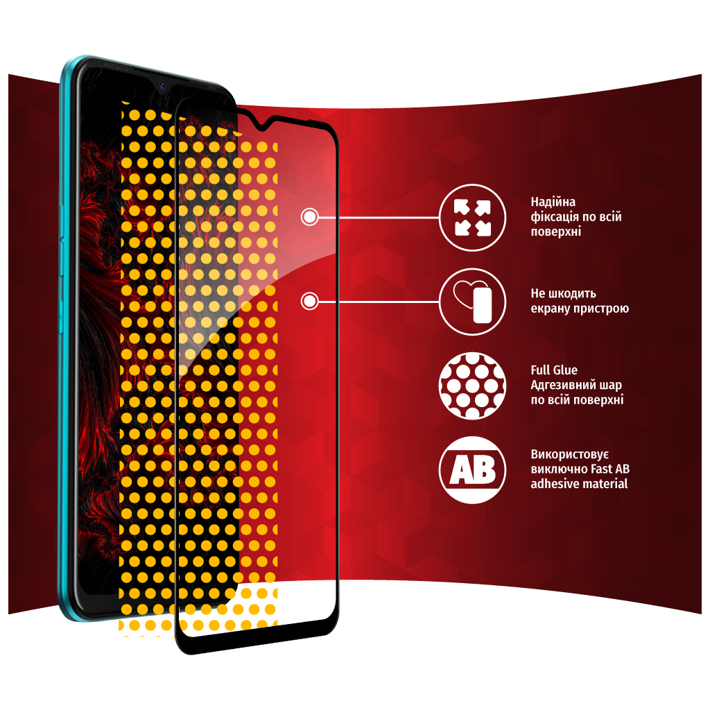 Скло захисне Intaleo Full Glue Tecno Spark Go 2022 (1283126542329) - зображення 6