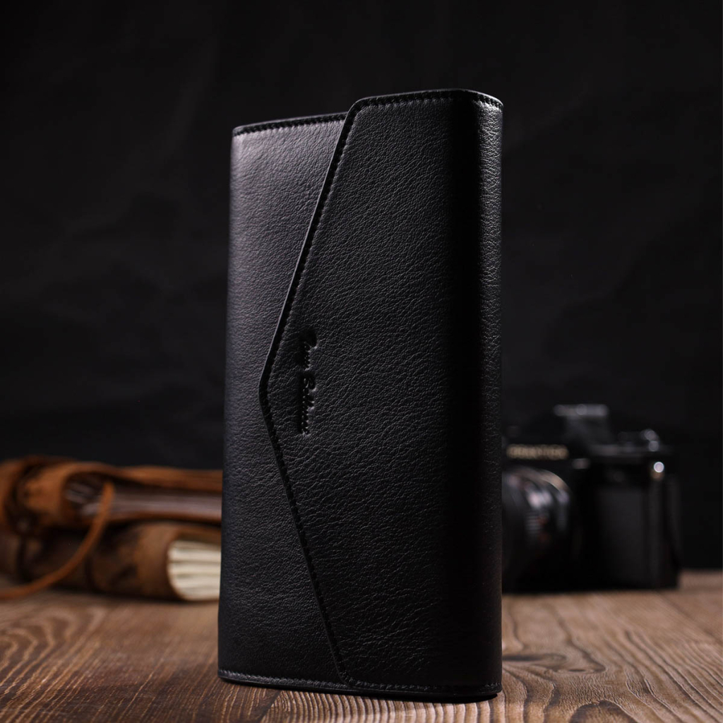 Портмоне Tony Bellucci З натуральної шкіри Чорне (21976) - зображення 9