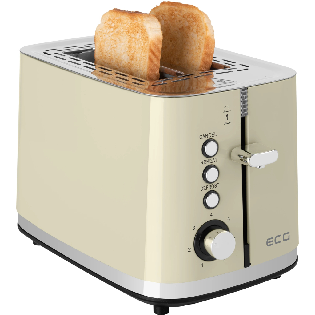 Тостер ECG ST 2766 Vintage Vanilla - изображение 7