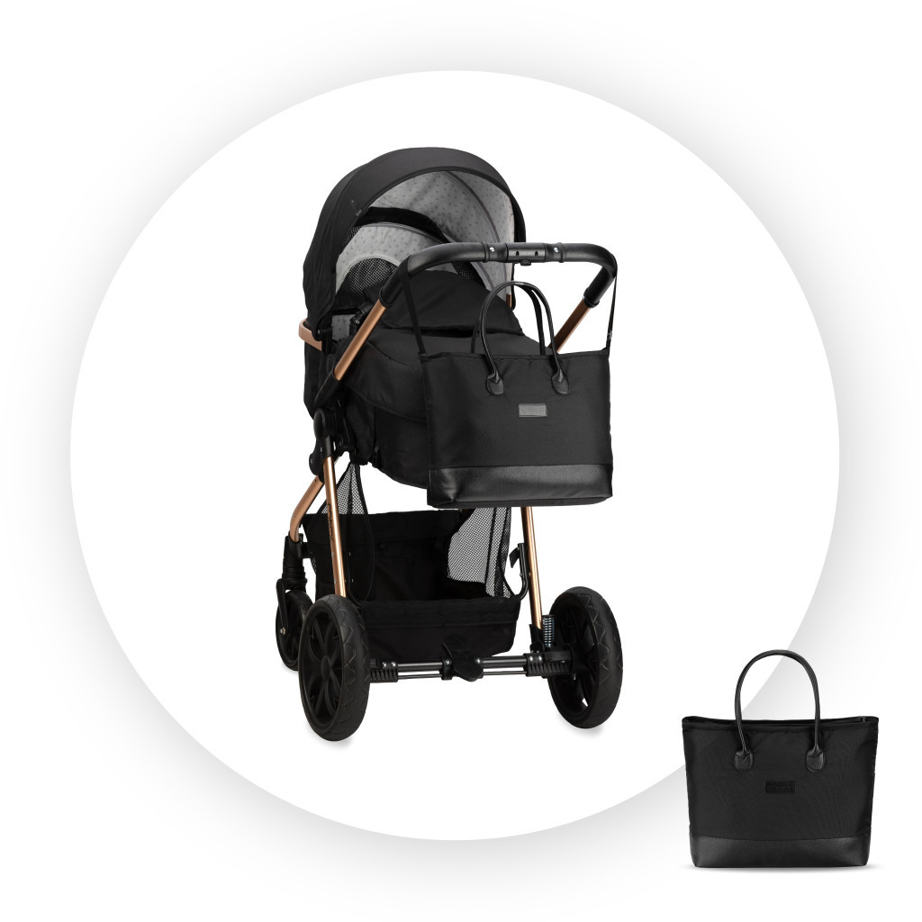 Коляска MoMi 2 в 1 Limuru Black (WOSP00029) - зображення 12
