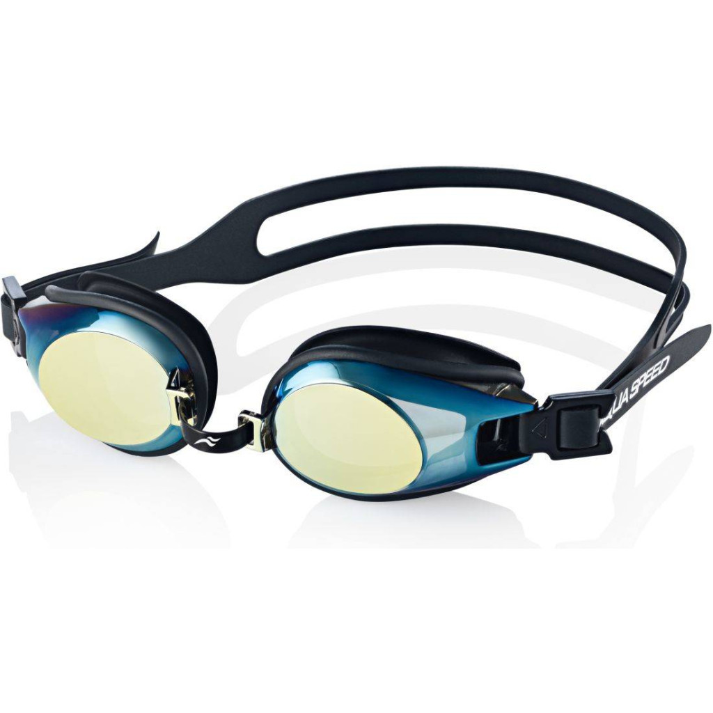Окуляри для плавання Aqua Speed Challenge 036-07 2903 чорний OSFM (5908217629036) - зображення 1