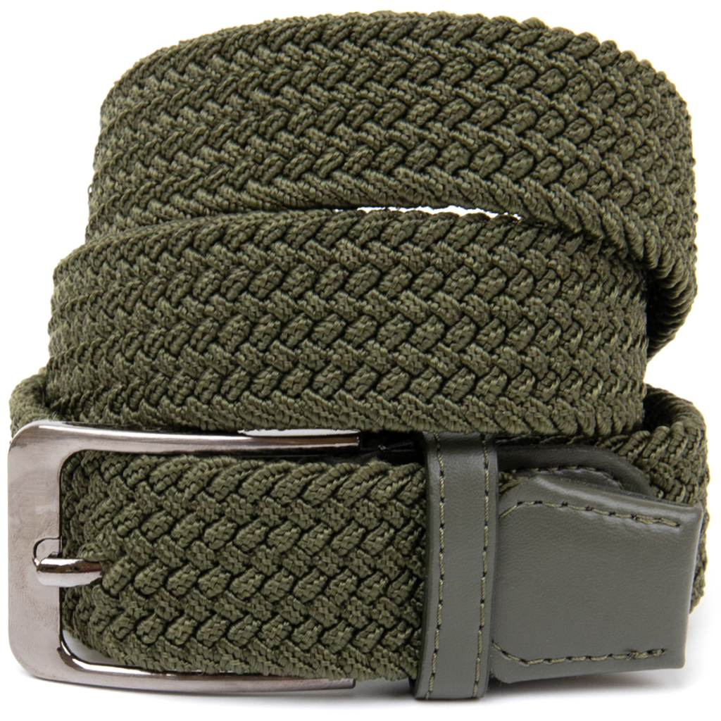 Ремінь Vintage Текстильний чоловічий Оливковий (20527) - зображення 1