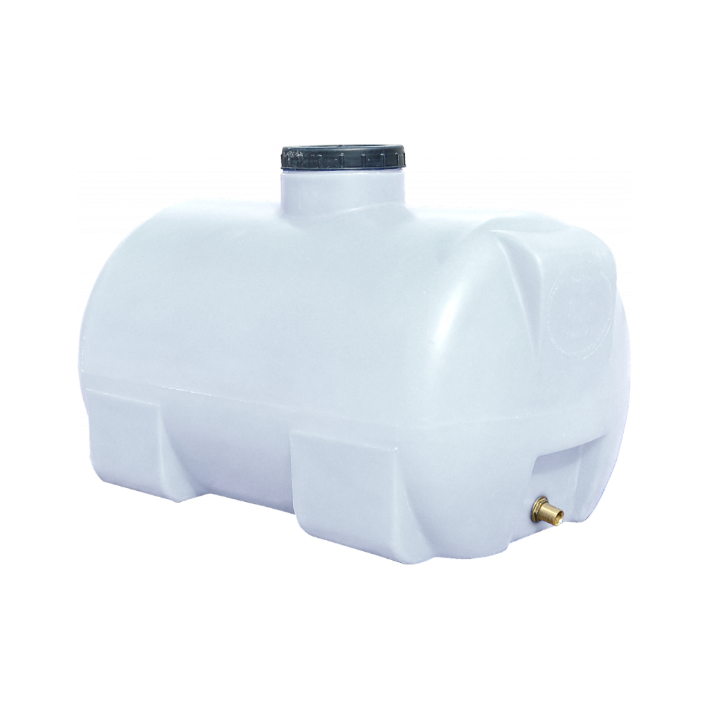 Ємність для води Пласт Бак горизонтальна харчова 85 л біла (169) - зображення 1