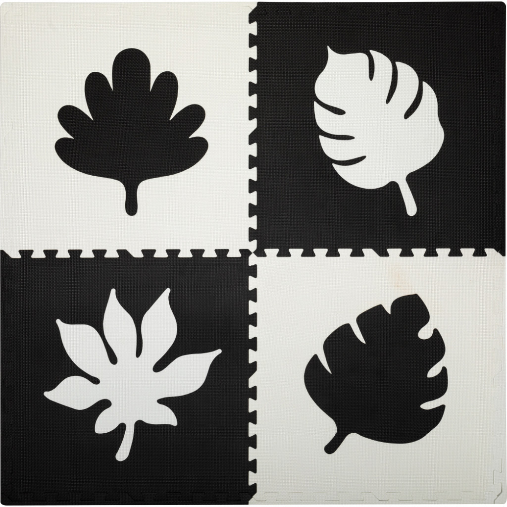 Дитячий килимок MoMi пазл Feli 120 х 120 cм Black (AKCE00028) - зображення 1