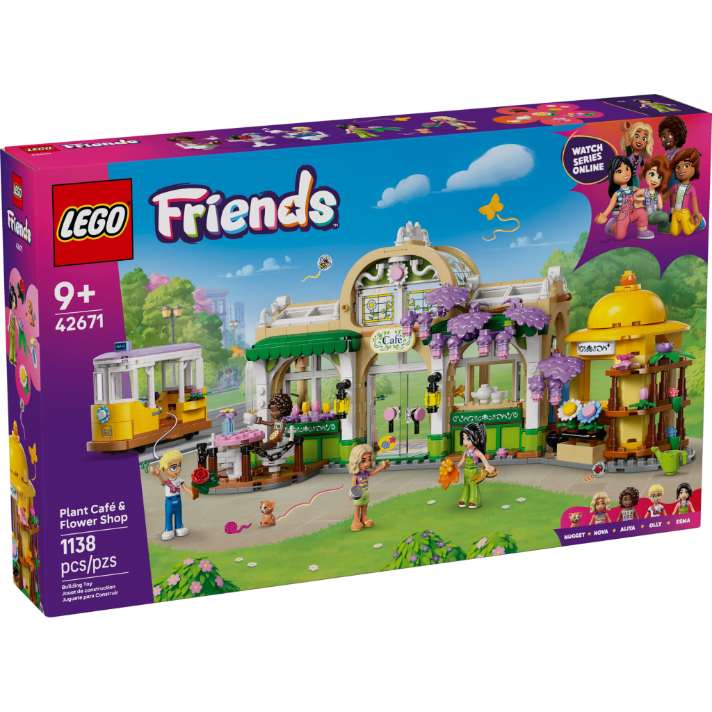 Конструктор LEGO Friends Кав'ярня з рослинами та квітковий магазин (42671) - зображення 1