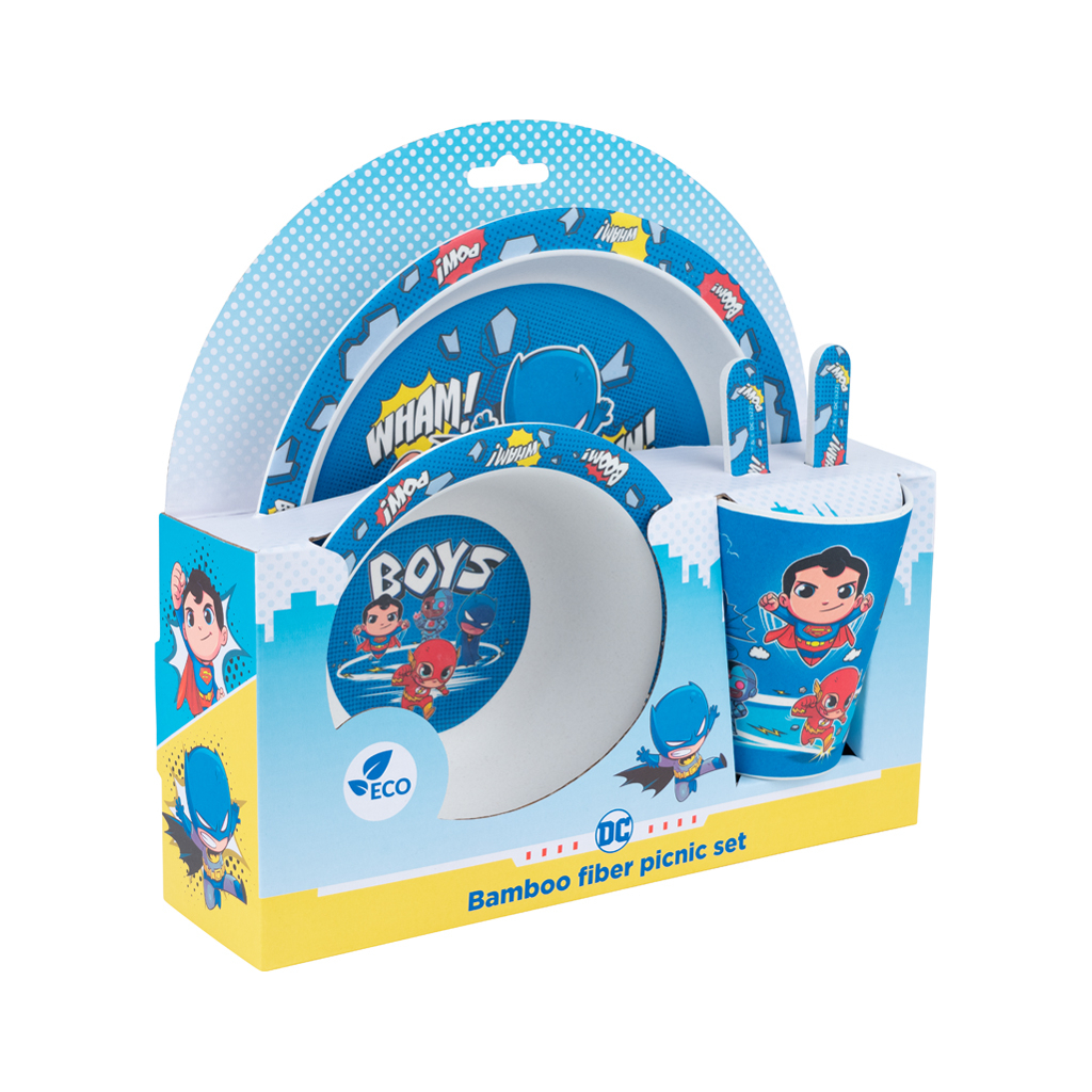 Набір дитячого посуду Kite DC з бамбука 5 предметів (DC22-313) - зображення 2