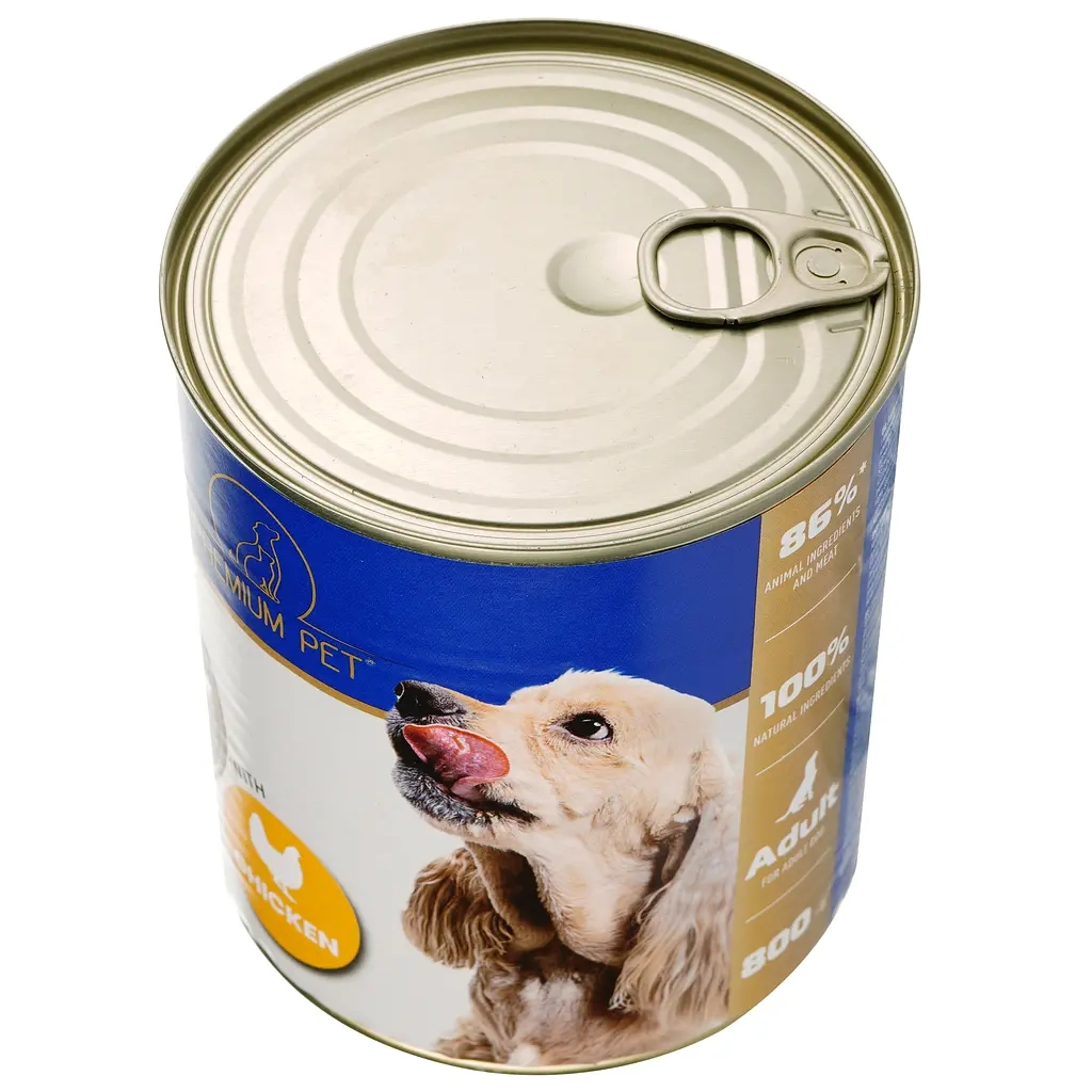 Консерви для собак PREMIUM PET з куркою 800 г (4820255192017) - зображення 4