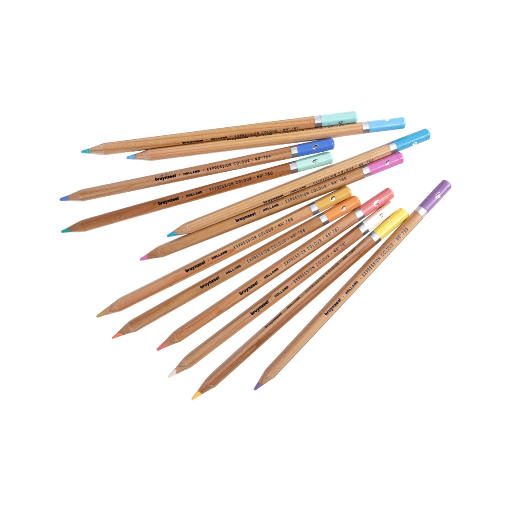 Олівці кольорові Bruynzeel EXPRESSION PASTEL, 12 кольорів (8712079468415) - изображение 7