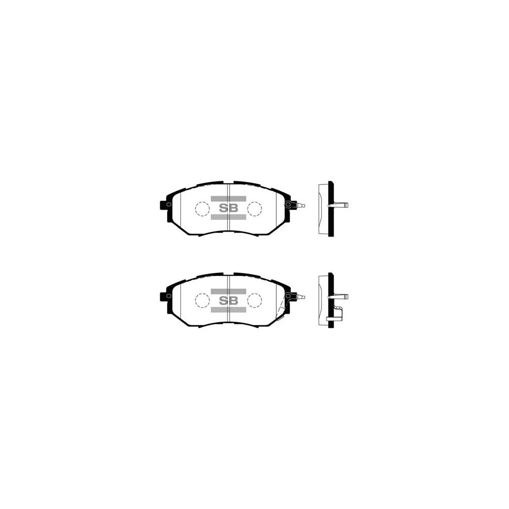 Гальмівні колодки HI-Q SP1534 - зображення 1