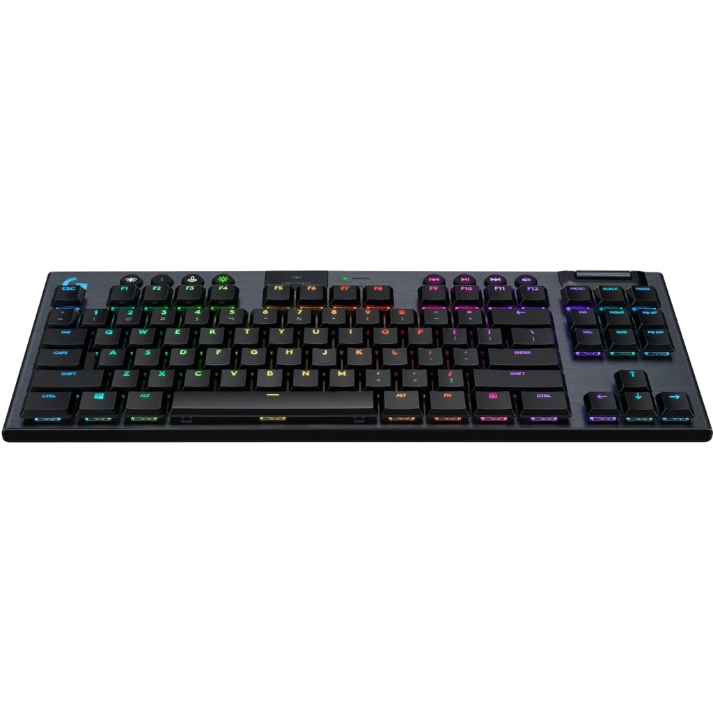 Клавіатура Logitech G915 TKL Tenkeyless Lightspeed Wireless RGB GL Clicky UA Carbon (920-009537) - зображення 3